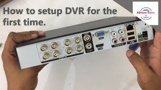 how to setup dvr for the first timeurduhow to setup dvr step by step in urdu [upl. by Uokes]