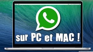 Avoir WhatsApp sur PC et MAC [upl. by Hayyim975]