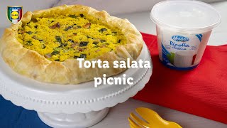 Torta salata con ricotta zafferano zucchine e pancetta affumicata  Chef in Camicia  Lidl Italia [upl. by Ainekahs89]