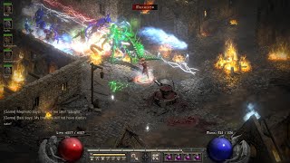 AuraDin  Lightning Sorc  Throw Barb  WhirlWind Barb  Strafe BowaZon melting Uber Tristram [upl. by Ytsirhk151]