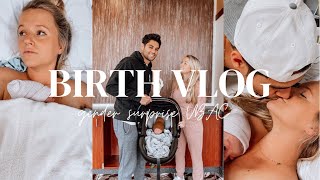 EMOTIONAL  RAW VBAC BIRTH VLOG w surprise gender [upl. by Tiernan986]