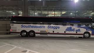 Southeastern Stages  340 Prevost X345  Greyhound Bus [upl. by Eahsan272]