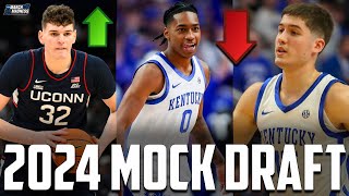 OFFICIAL 2024 NBA Mock Draft After March Madness Edition [upl. by Norward]