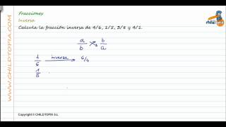 Fracciones Fracción Inversa [upl. by Greiner]