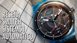 Reseña Swatch Sistem51 Azul Reloj Analógico Automático Juvenil Versátil y Divertido [upl. by Fremont]