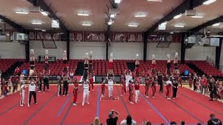 TVCC Cheer Homecoming Performance 2024 LARGE COED [upl. by Ydoj]