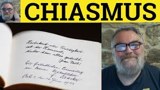 🔵 Chiasmus Meaning Chiasmus Defined  Chiasmus Rhetorical Devices  ESL British Pronunciation [upl. by Lundeen616]