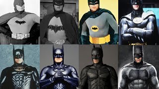 Batman Actors 1943 1949 1966 1989 1995 1997 2005 2016 [upl. by Kcirred]