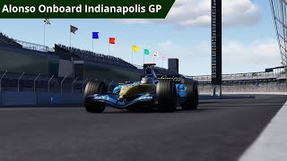 Fernando Alonso Indianapolis Grand Prix Onboard [upl. by Alain220]