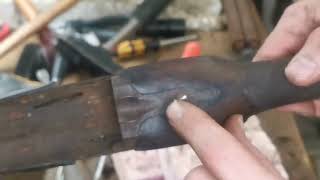 Extremely rusty double flintlock shotgun Part II  FULL LENGTH complete disassembling [upl. by Darren]