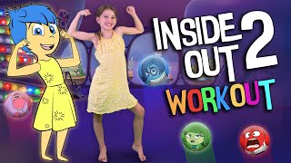 INSIDE OUT 2 Kids Workout Kids Exercise With Inside Out 2 Toys [upl. by Paule869]