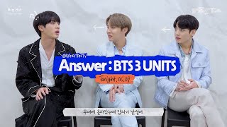 2020 FESTA BTS 방탄소년단 Answer  BTS 3 UNITS Jamais Vu Song by Jin amp jhope amp Jung Kook [upl. by Gebhardt]