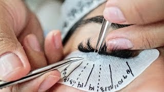 Extensiones de Pestañas Volumen Ruso Avanzado 🙆 🔝 Huecos  Diseño  Direcciones  Filas [upl. by Radferd]