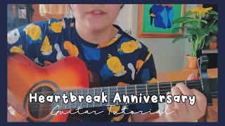 Heartbreak Anniversary  Giveon Easy Guitar Tutorial [upl. by Garda389]