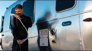 First Look 2020 Airstream Bambi 22FB Small Light Weight Travel Trailer Walk Through [upl. by Chud222]