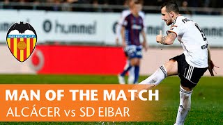 Man of the Match Paco Alcácer for Valencia CF vs SD Eibar 10 201214 [upl. by Agem]