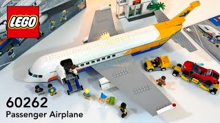 LEGO City 60262 Passenger Airplane Build  4K HD [upl. by Mahgirb]