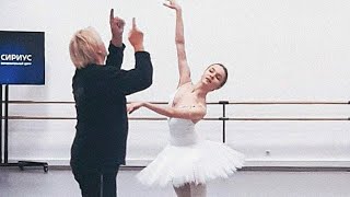 Vaganova Ballet Academys Student Rehearsing Paquita Variation [upl. by Ahsinac935]