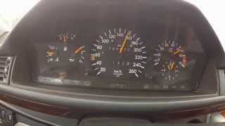 Mercedes W124 500E 100 to 200 kmh [upl. by Eimat]