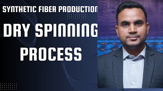 man made fiber production Dry spinning process [upl. by Ayalat710]