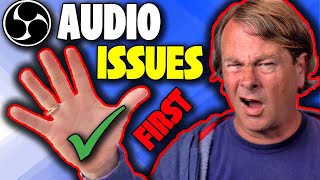 OBS Audio problems check these 5 things first [upl. by Tiram592]