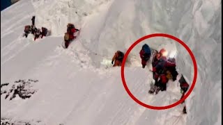 First Time in History Body Rescued from K2Bottleneck [upl. by Llorrad]