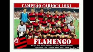 Carioca 1981  Flamengo levanta a taça e o Vasco é vice pela 5ª vez seguida [upl. by Kore]