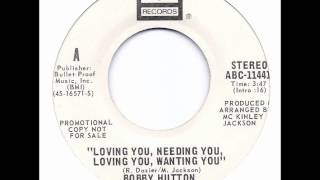 Bobby Hutton  Loving You Needing You Loving You Wanting You [upl. by Nawd]