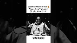 Raag Yaman in Single Alaap  Ustad Nusrat Fateh Ali Khan  viralreels shorts raag [upl. by Nebe28]