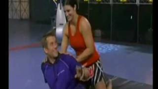 Gina Carano choking tv host dont be scared [upl. by Notsirb774]