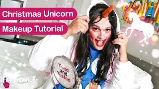 Christmas Unicorn Makeup Tutorial  Tried and Tested EP64 [upl. by Kataway]