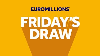 The National Lottery EuroMillions draw results from Friday 19 July 2024 [upl. by Aicilef]