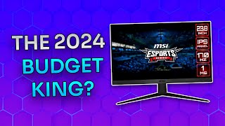 MSI G2412 Review  The Best Budget Monitor of 2024 [upl. by Ecirtaemed978]