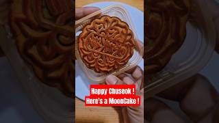 HAPPY CHUSEOK  HERES A MOON CAKE chuseok mooncake korea [upl. by Raffin123]