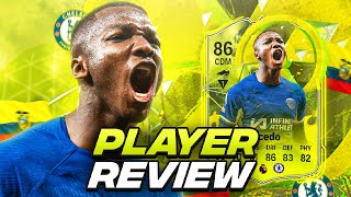 86 RADIOACTIVE CAICEDO SBC PLAYER REVIEW FC 24 Ultimate Team [upl. by Celle30]