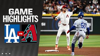 Dodgers vs Dbacks Game Highlights 5124  MLB Highlights [upl. by Mcnutt]