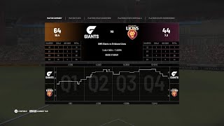 AFL FINALS 2024 Week 2 Semi Final 2 GWS Giants Vs Brisbane Lions [upl. by Mahan]