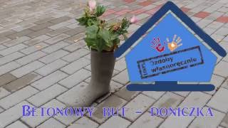 Betonowy but  doniczka  diy [upl. by Lika]