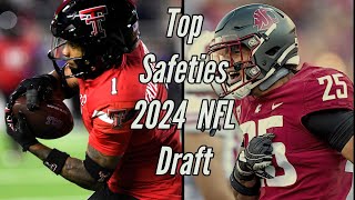 Top Safeties In The 2024 NFL Draft  With Highlights [upl. by Nira]