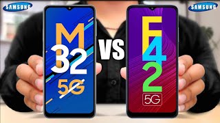 Samsung Galaxy M32 5G vs Samsung Galaxy F42 5G [upl. by Francis]