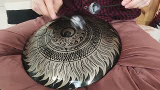 Phrygian Hexatonic Handmade steel tongue drum [upl. by Kcire]