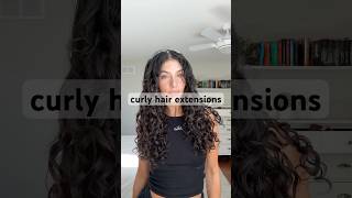 Getting CURLY hair extensions 👩🏻‍🦱 curlyhair curlyhairextensions toronto shorts [upl. by Vaios]