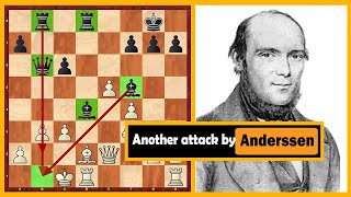 Chess Game Not An Immortal But Still A Great Game By Anderssen [upl. by Sloane]