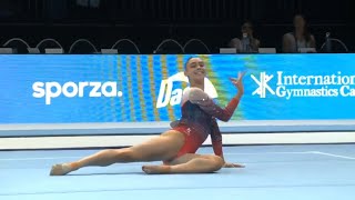 144 Jessica Gadirova GBR floor exercise Qual 2023 WAG World Championships [upl. by Nemra]