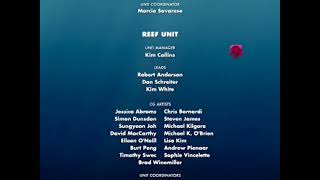 Finding Nemo 2003 Full Screen End Credits 47 [upl. by Pestana]