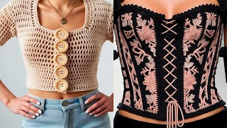 Unique Crochet Crop Top Ideas You NEED to Try for Your Next Collection [upl. by Lidstone968]