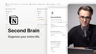 Second Brain Setup in Notion [upl. by Tnelc]