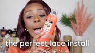 The perfect lace melt install beginner friendly  Ebin wonder lace bond  Alex L [upl. by Harri32]