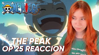 REACCIÓN A ONE PIECE 🏴‍☠️ OPENING 25 🎵👒  THE PEAK SEKAI NO OWARI [upl. by Bendicta678]