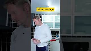 Before and after marriage  BASED ON TRUE EVENTS 😆 marriedlife funny comedy marriedlifecomedy [upl. by Aduhey95]